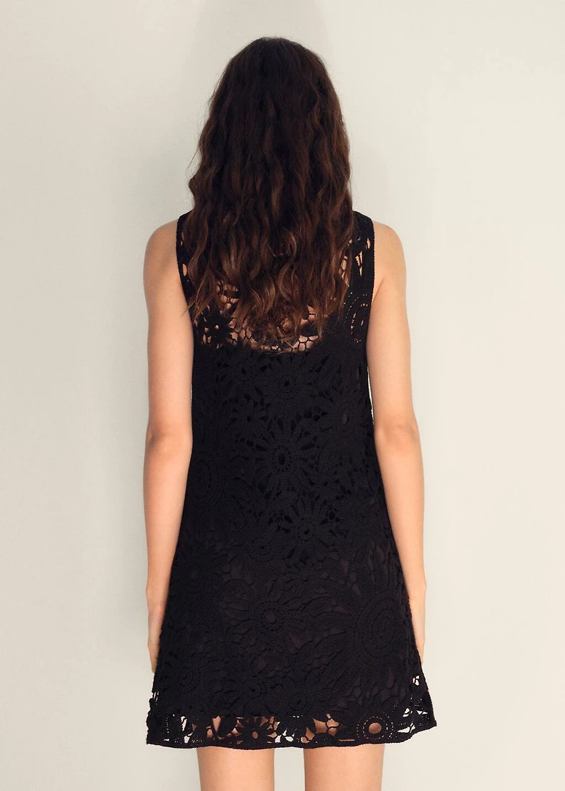 Crochet short dress