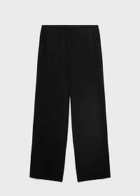 Bow straight trousers