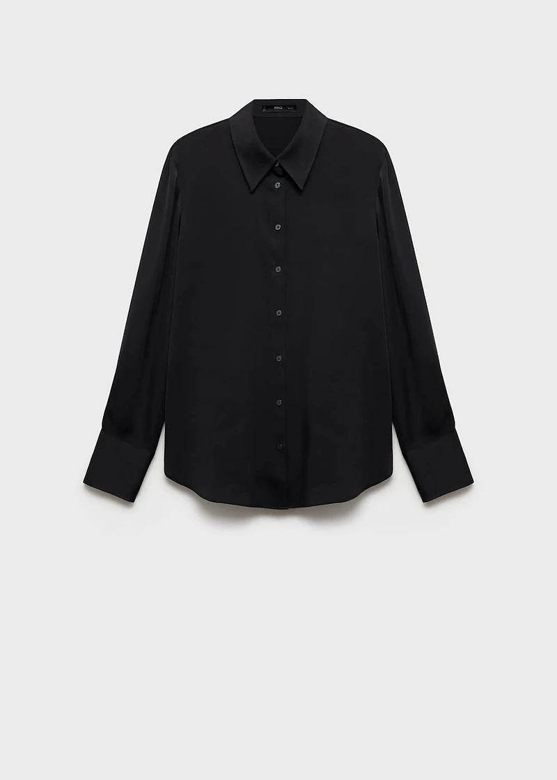 Satin finish flowy shirt