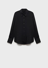 Satin finish flowy shirt