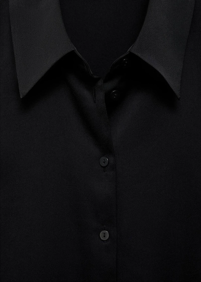 Satin finish flowy shirt