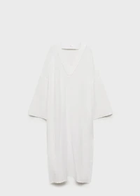 Oversized pajama caftan