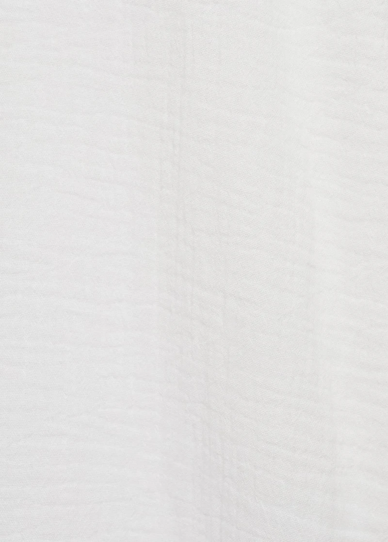 Oversized pajama caftan