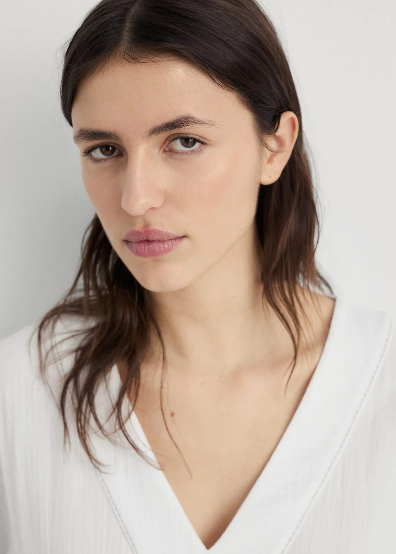 Oversized pajama caftan