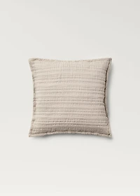 Cotton jacquard striped cushion cover 50x50 cm