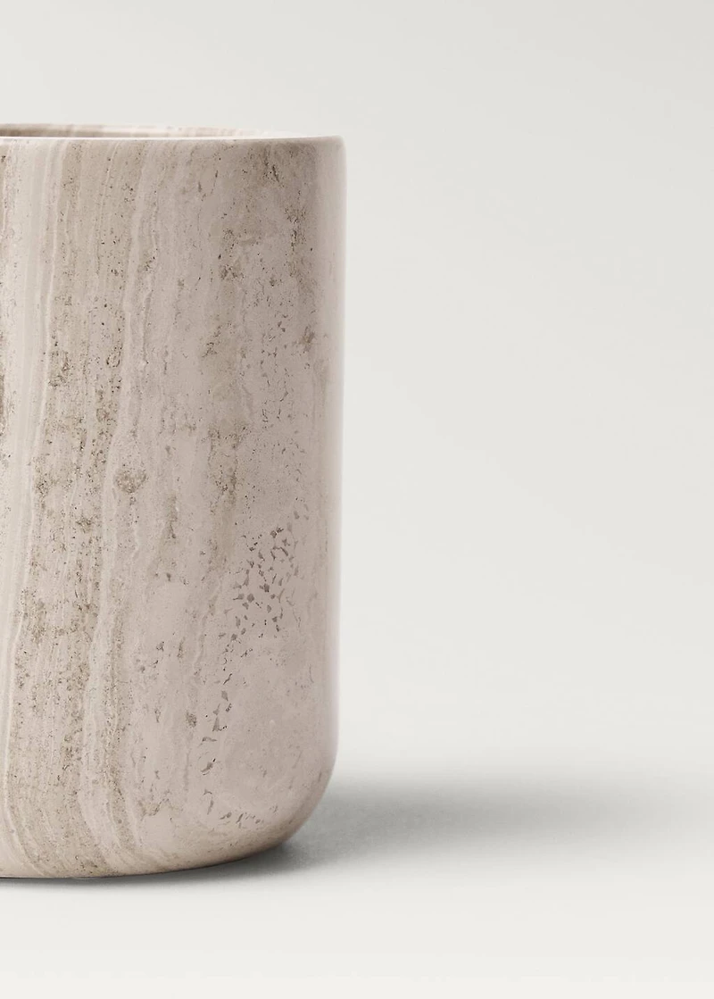 Marble bathroom glass