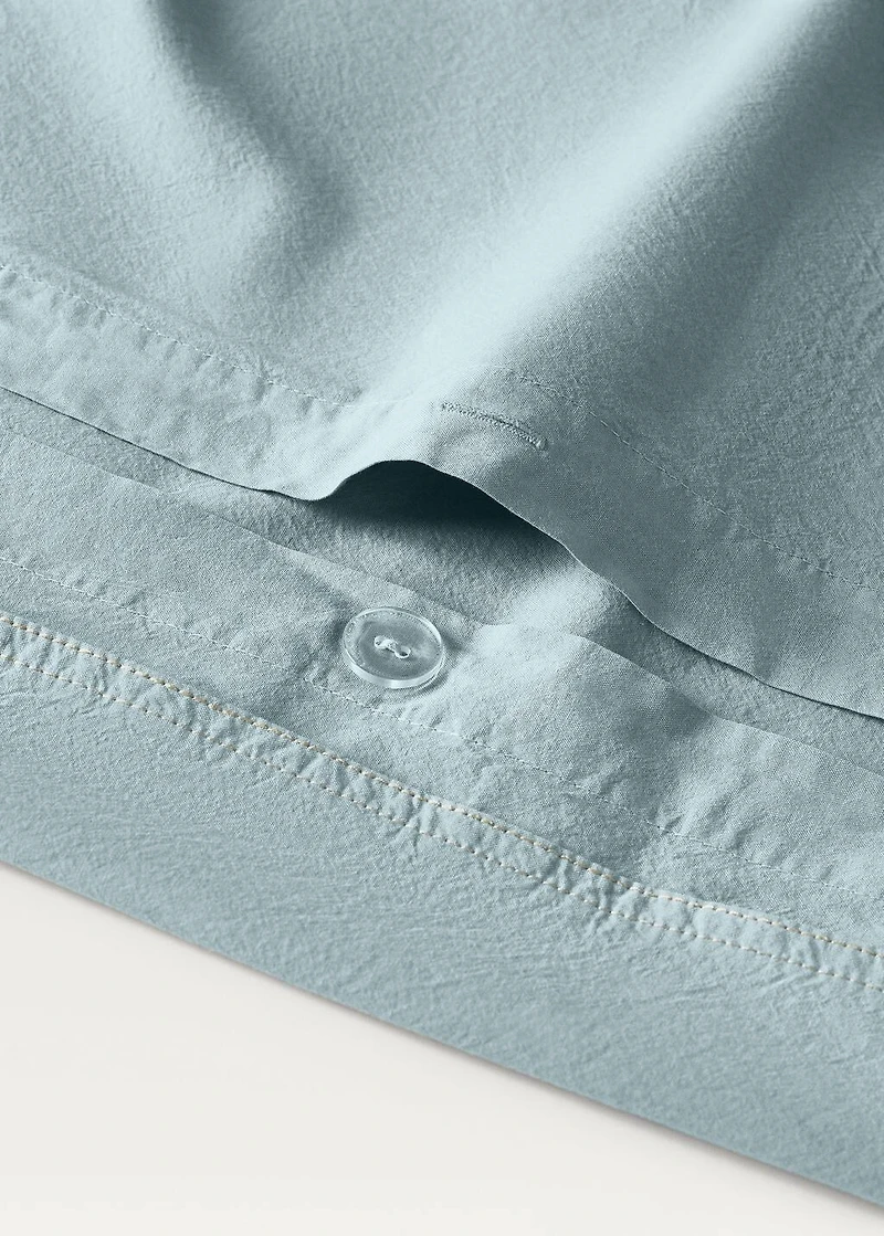 Children’s washed cotton double-stitched duvet cover for crib