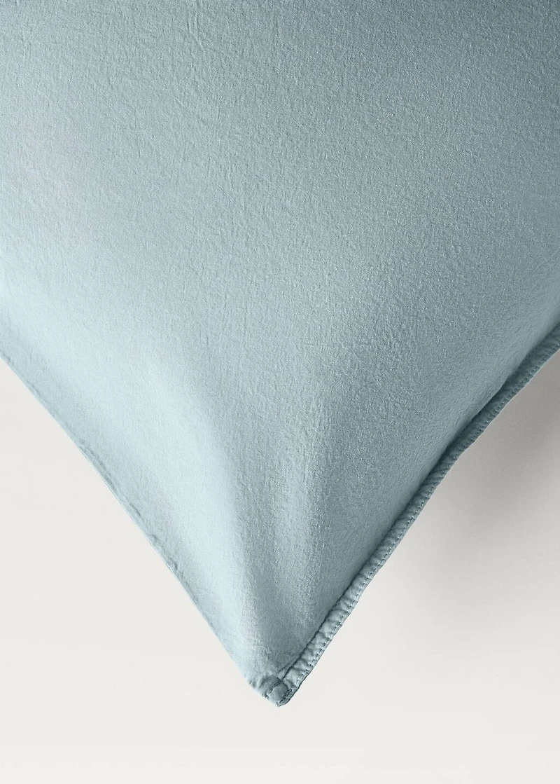 Children’s washed cotton double-stitched duvet cover for crib