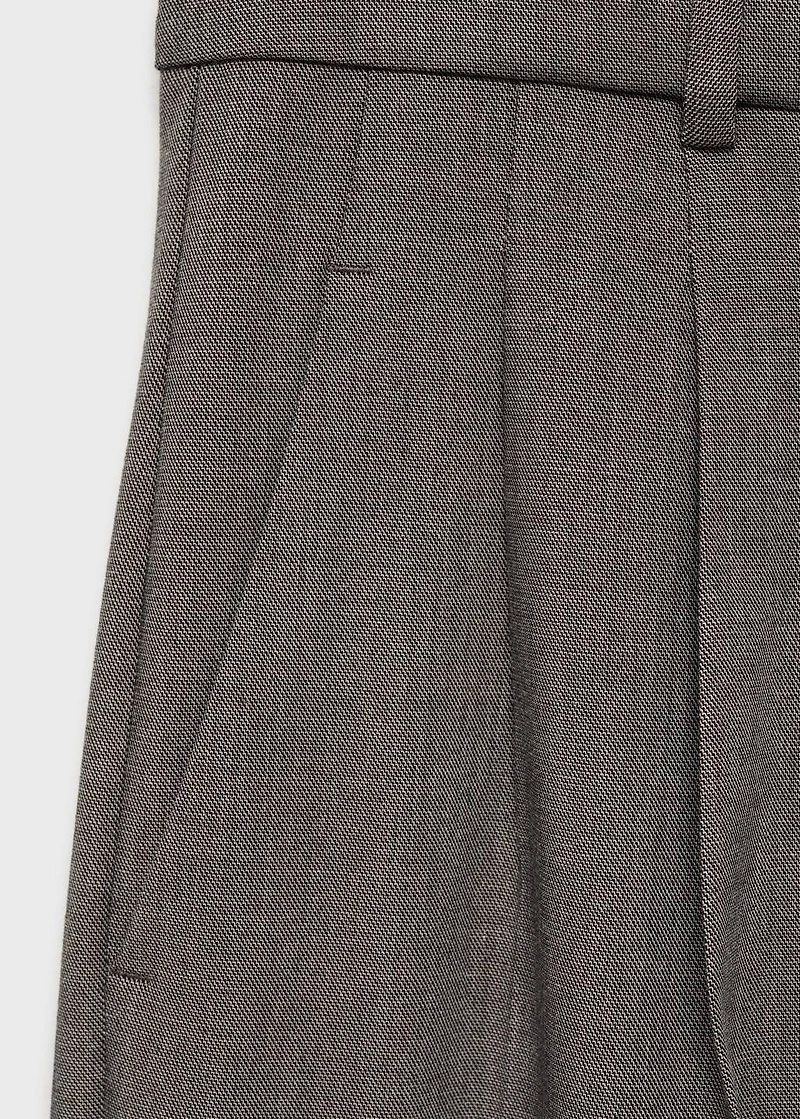 Wide leg suit pants