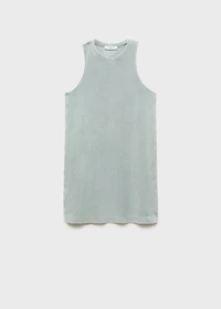 Overdyed terry cotton nightgown