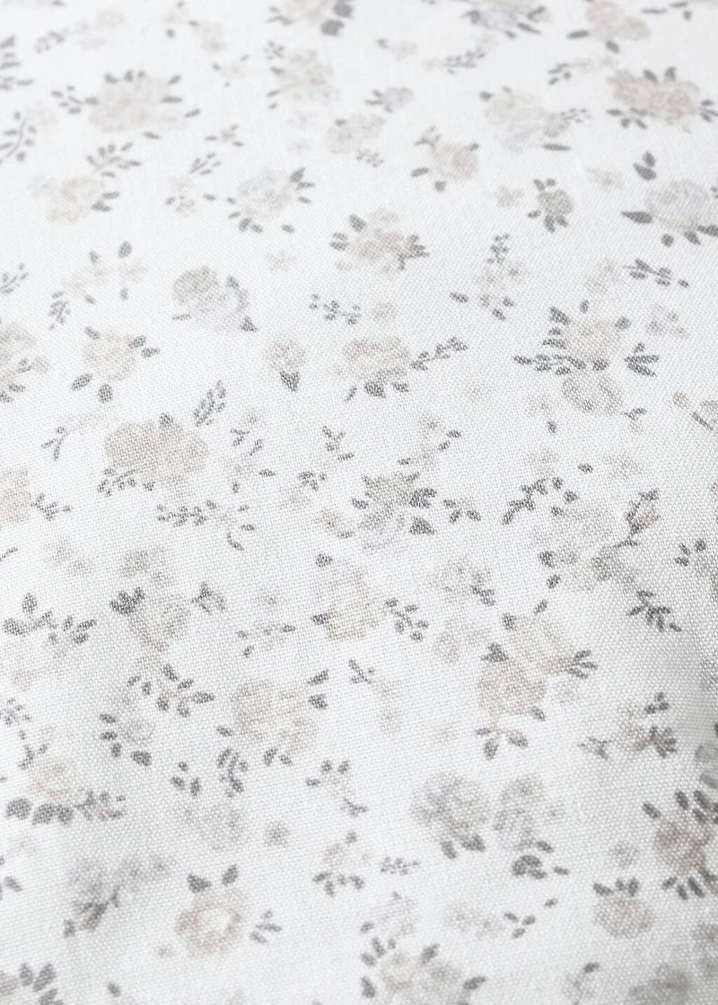 Floral-print children's cushion 35x35 cm