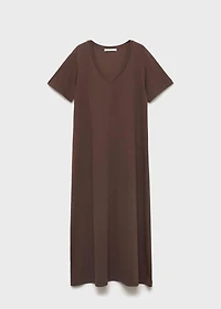 Plain cotton nightgown
