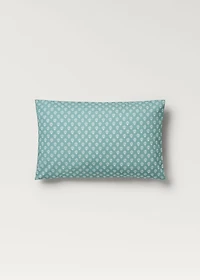 Children’s cotton percale pillowcase with small flowers 30x50 cm