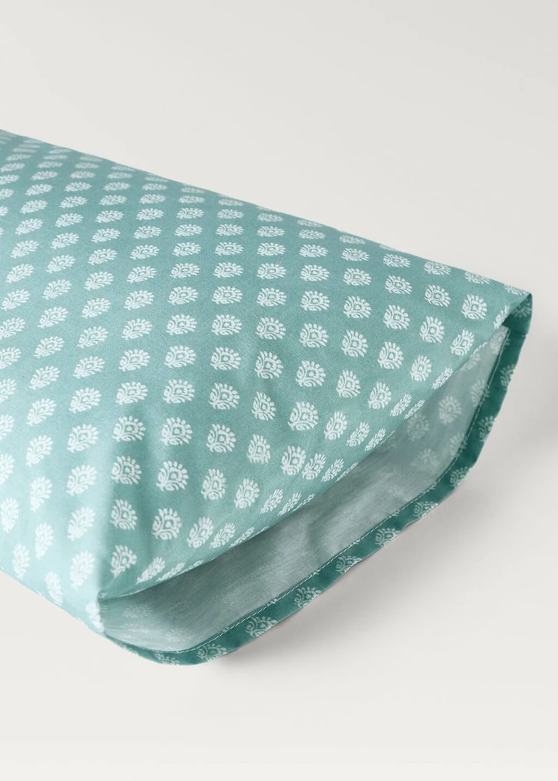 Children’s cotton percale pillowcase with small flowers 30x50 cm