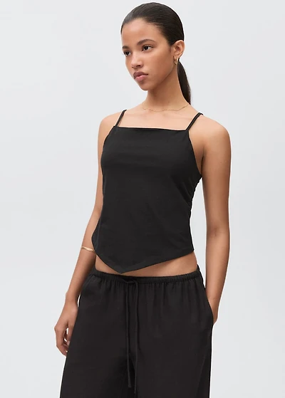 V-neck bandana top