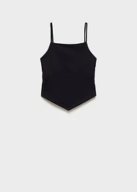 V-neck bandana top