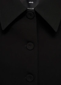 Suit blazer with lapels