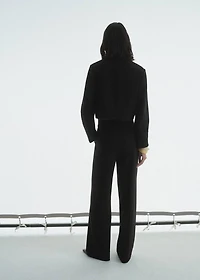 Suit blazer with lapels