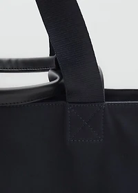 Cotton tote bag with pockets