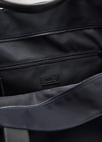 Cotton tote bag with pockets