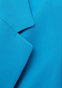 Straight-fit suit jacket
