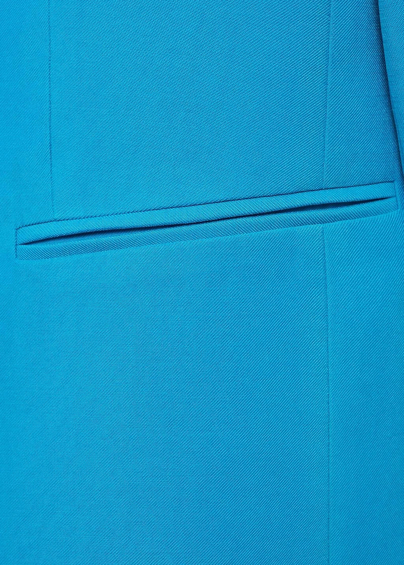 Straight-fit suit jacket