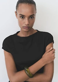 Midi-dress with draped detail
