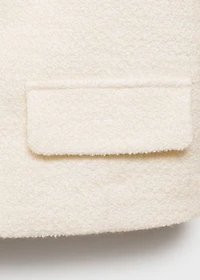 Cotton-blend jacket with lapel