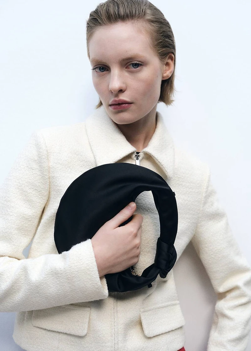 Cotton-blend jacket with lapel