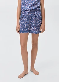 Floral-print pajamas