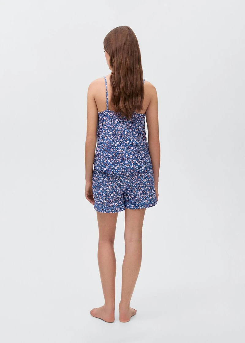 Floral-print pajamas