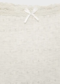Pajamas with Swiss embroidery