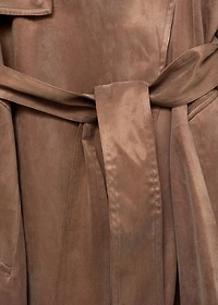 Belt lyocell trench