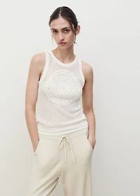 Cotton crochet top