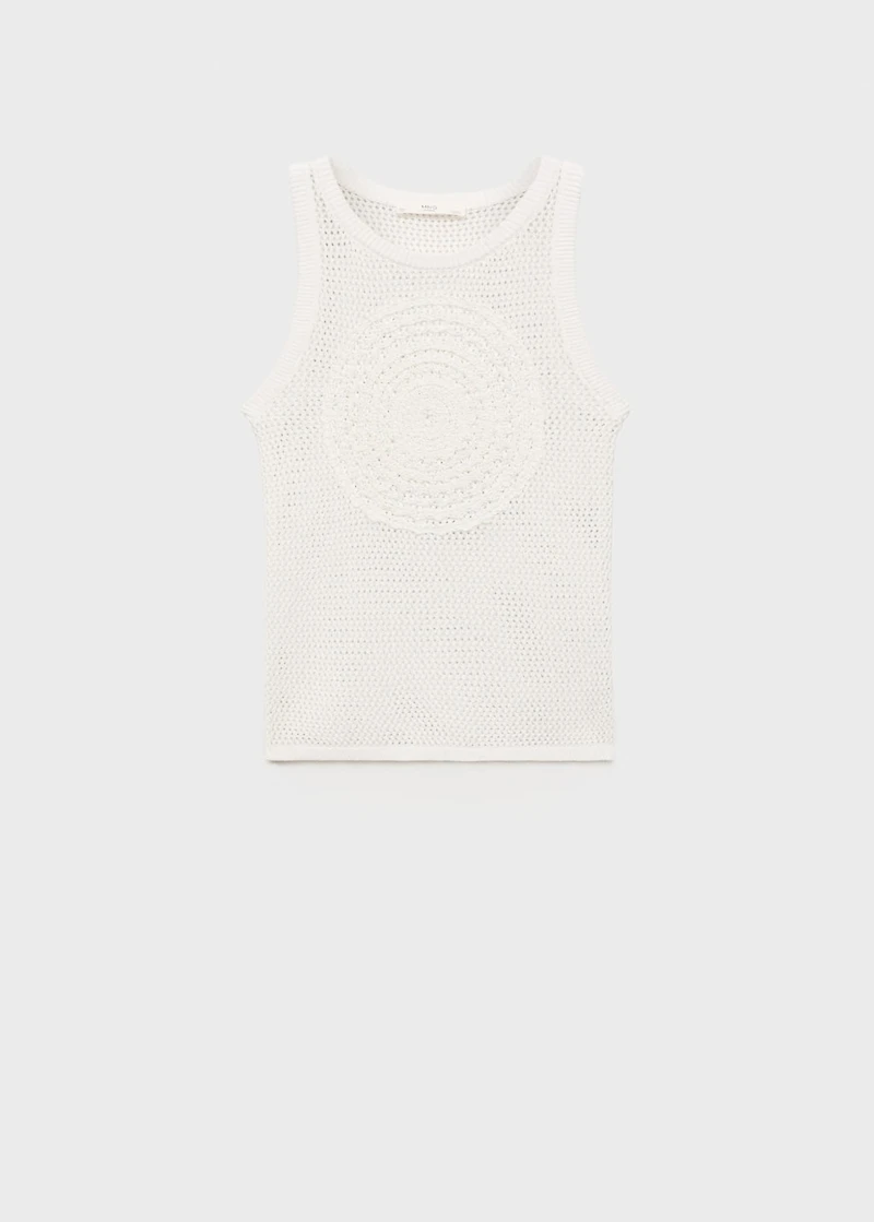 Cotton crochet top