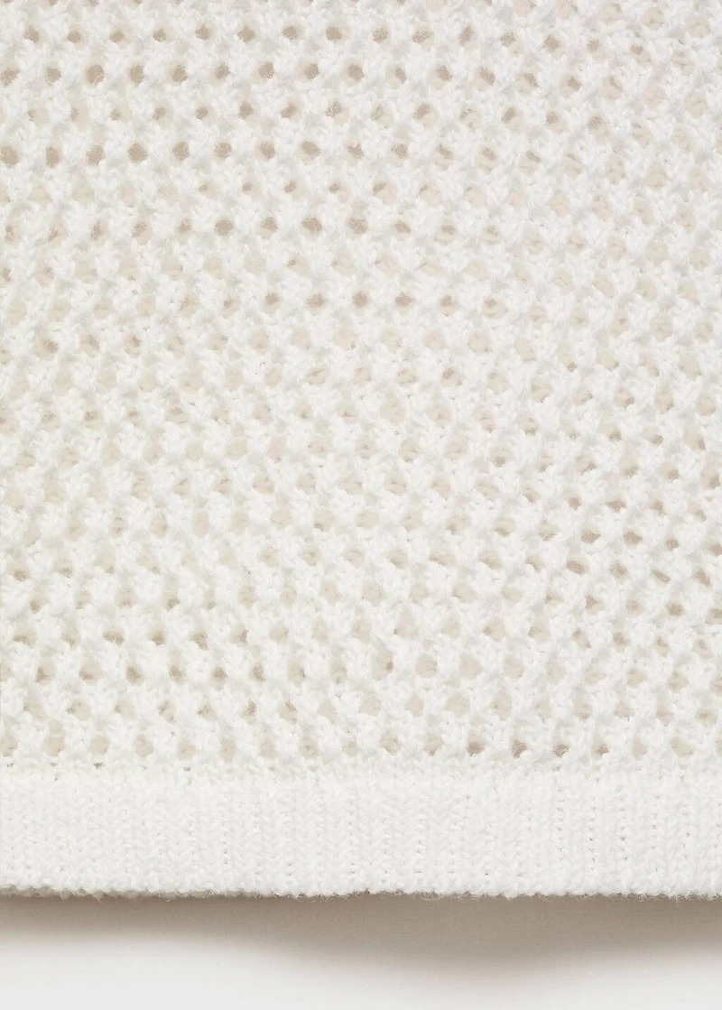 Cotton crochet top
