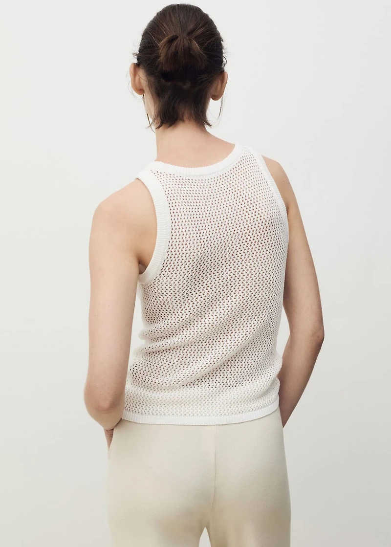Cotton crochet top