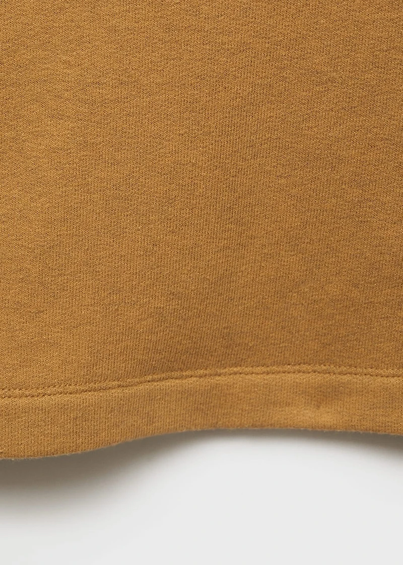 Heather fleece cotton nightgown
