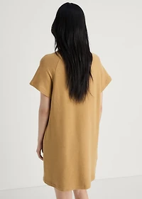 Heather fleece cotton nightgown