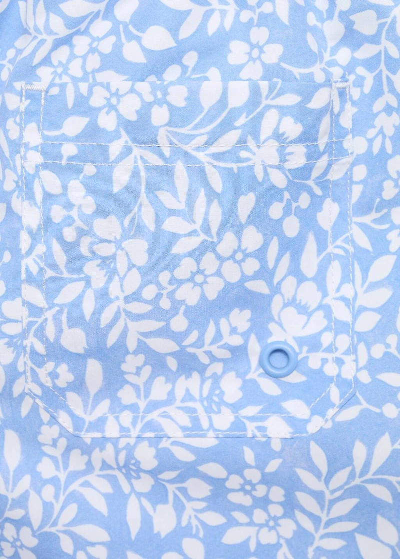 Floral print swimsuit