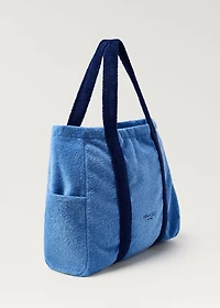 Towel effect beach bag