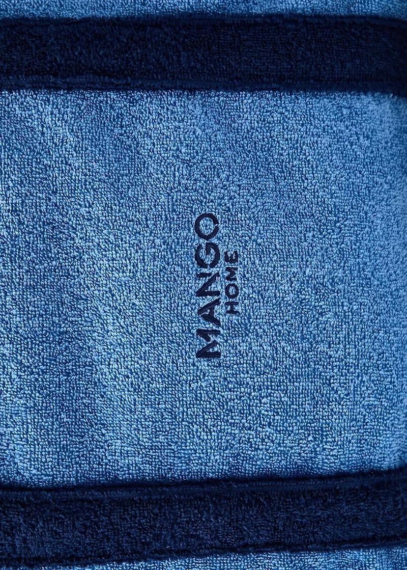 Towel effect beach bag