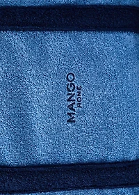 Towel effect beach bag