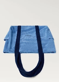 Towel effect beach bag