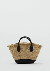 Small natural fiber basket