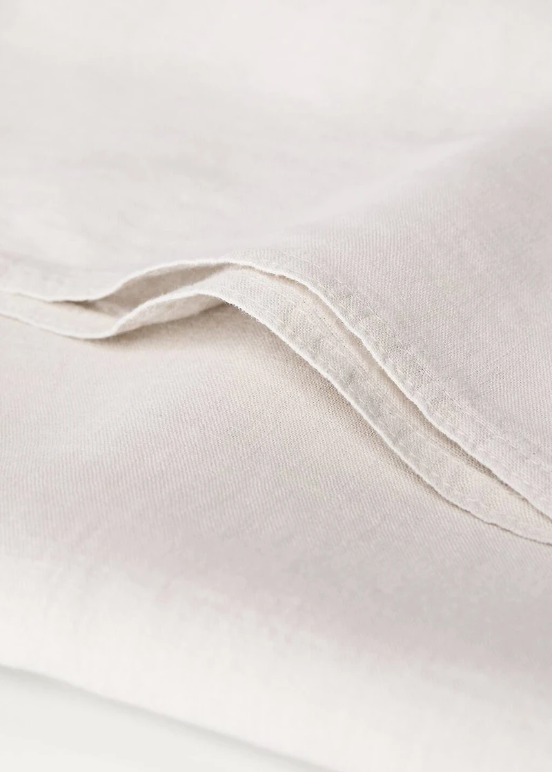 Washed linen pillowcase 45x110 cm