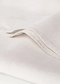 Washed linen pillowcase 45x110 cm