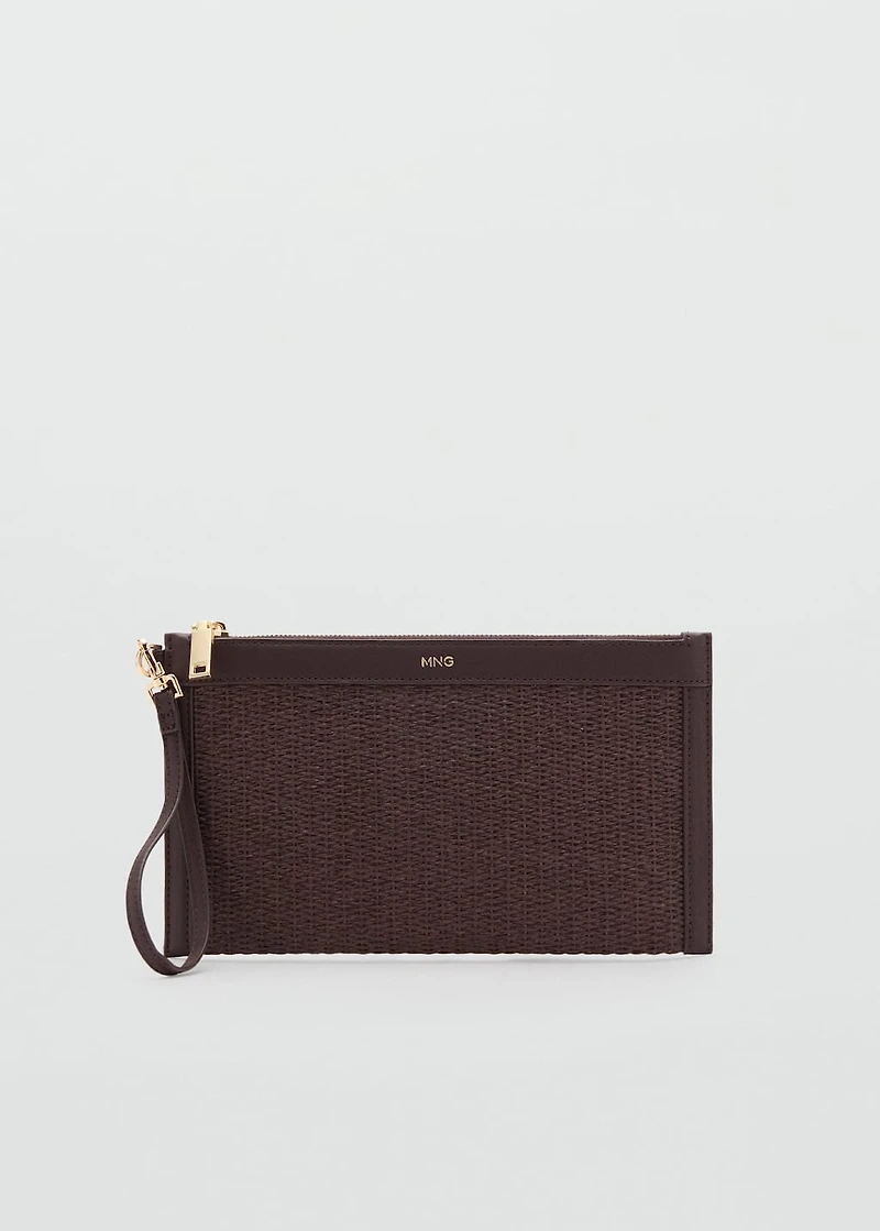 Natural fiber clutch