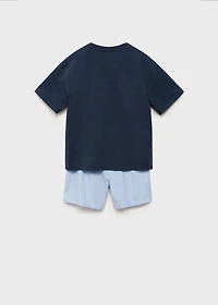 Striped short pyjamas
