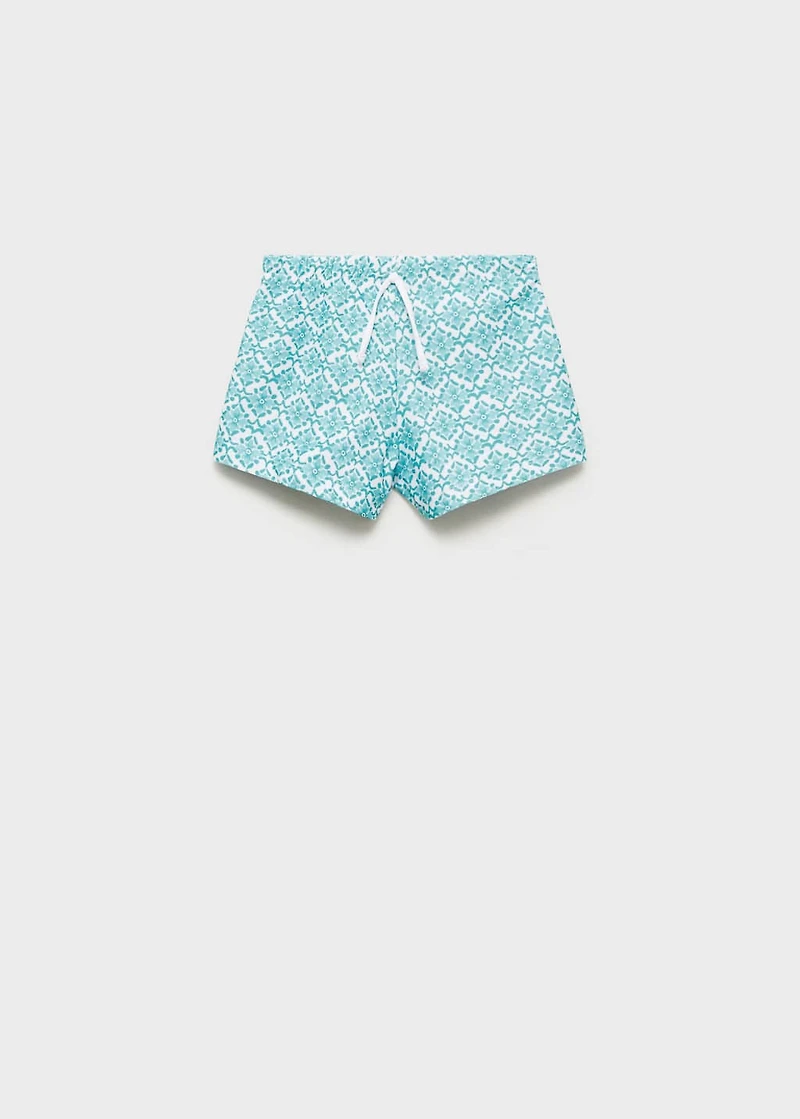 Floral print swimsuit